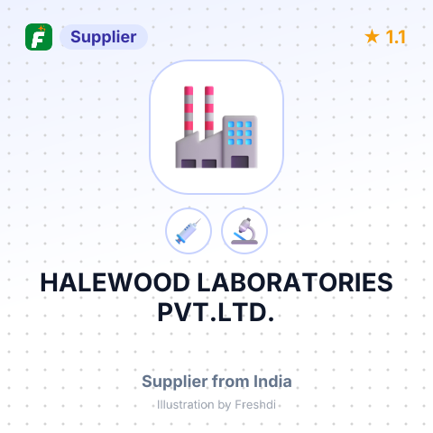 HALEWOOD LABORATORIES PVT.LTD. – summary card, no photo uploaded yet