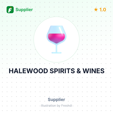HALEWOOD SPIRITS & WINES – summary card, no photo uploaded yet