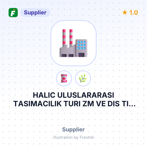 HALIC ULUSLARARASI TASIMACILIK TURI ZM VE DIS TIC LTD – summary card, no photo uploaded yet
