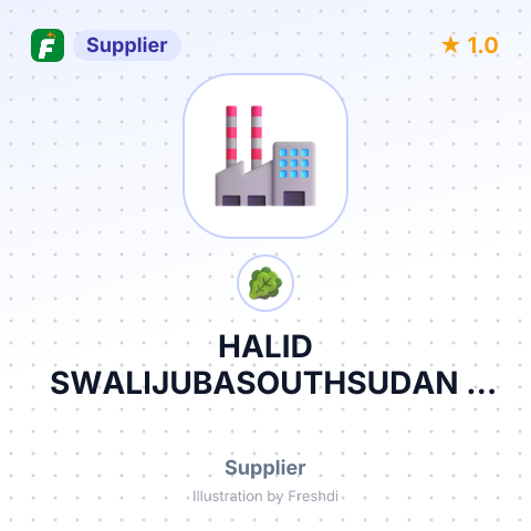 HALID SWALIJUBASOUTHSUDAN – summary card, no photo uploaded yet