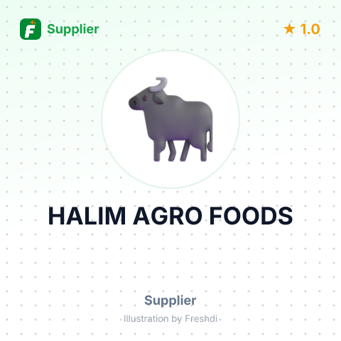 HALIM AGRO FOODS – summary card, no photo uploaded yet