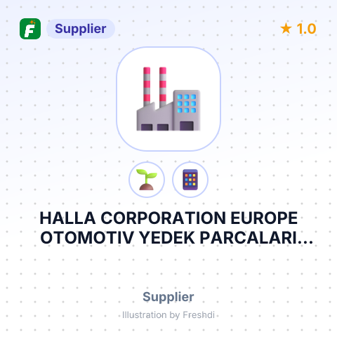 HALLA CORPORATION EUROPE OTOMOTIV YEDEK PARCALARI SANAYI VE TICARET A.S – summary card, no photo uploaded yet