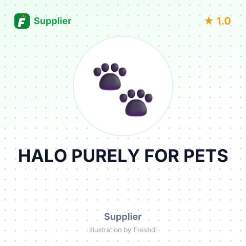 HALO PURELY FOR PETS – summary card, no photo uploaded yet