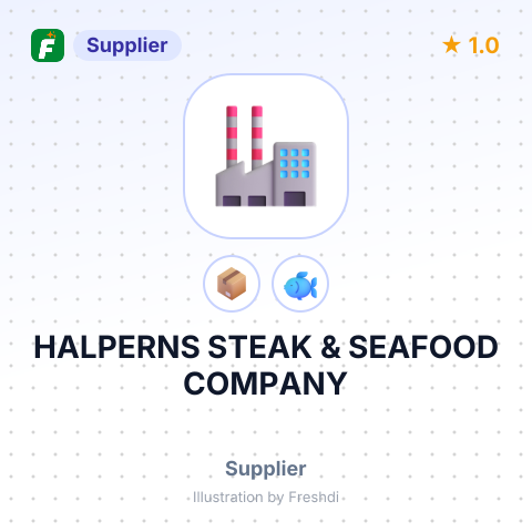 HALPERNS STEAK & SEAFOOD COMPANY – summary card, no photo uploaded yet