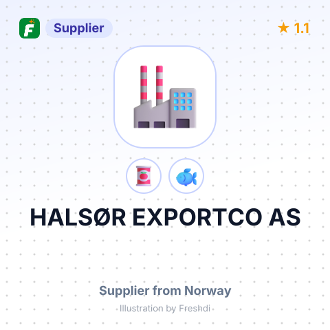 HALSØR EXPORTCO AS – summary card, no photo uploaded yet