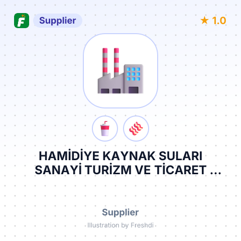 HAMİDİYE KAYNAK SULARI SANAYİ TURİZM VE TİCARET ANONİM ŞİRKETİ – summary card, no photo uploaded yet
