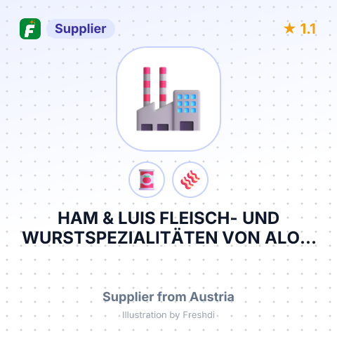 HAM & LUIS FLEISCH- UND WURSTSPEZIALITÄTEN VON ALOIS HÖRLSBERGER E.U. – summary card, no photo uploaded yet