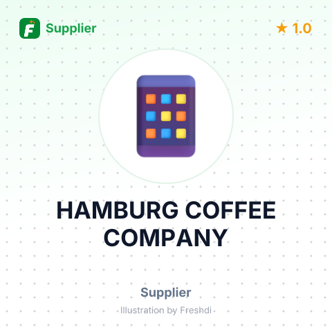 HAMBURG COFFEE COMPANY – summary card, no photo uploaded yet