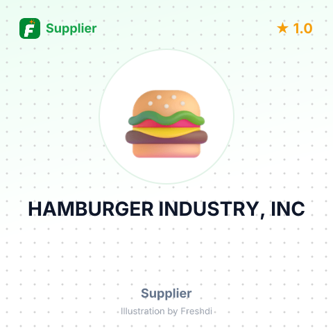 HAMBURGER INDUSTRY, INC – summary card, no photo uploaded yet