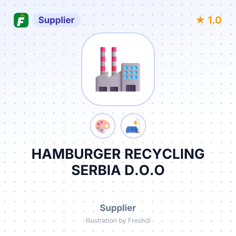 HAMBURGER RECYCLING SERBIA D.O.O – summary card, no photo uploaded yet