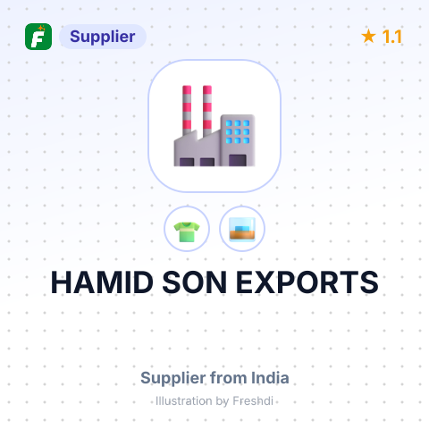 HAMID SON EXPORTS – summary card, no photo uploaded yet