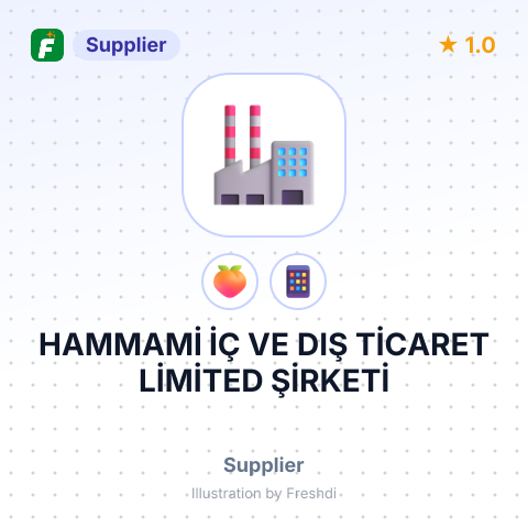 HAMMAMİ İÇ VE DIŞ TİCARET LİMİTED ŞİRKETİ – summary card, no photo uploaded yet