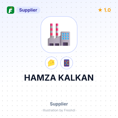 HAMZA KALKAN – summary card, no photo uploaded yet
