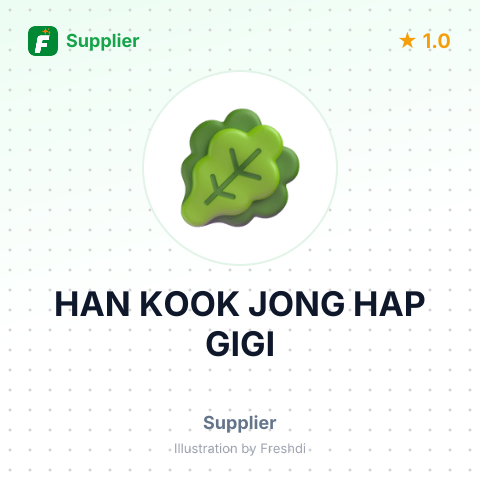 HAN KOOK JONG HAP GIGI – summary card, no photo uploaded yet