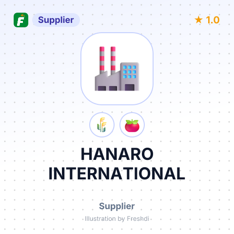 HANARO INTERNATIONAL – summary card, no photo uploaded yet