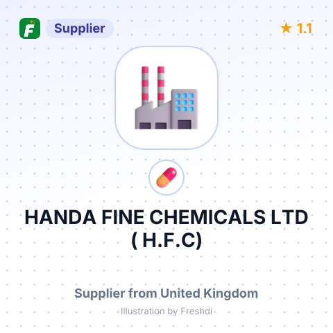 HANDA FINE CHEMICALS LTD ( H.F.C) – summary card, no photo uploaded yet