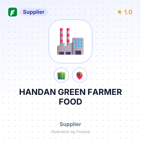 HANDAN GREEN FARMER FOOD – summary card, no photo uploaded yet