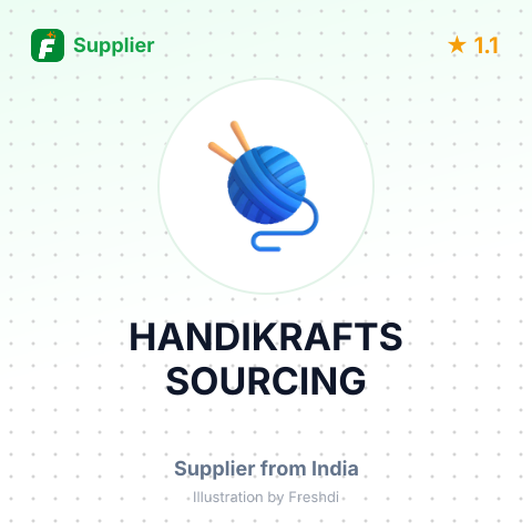 HANDIKRAFTS SOURCING – summary card, no photo uploaded yet