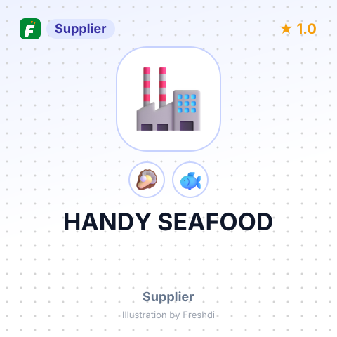 HANDY SEAFOOD – summary card, no photo uploaded yet
