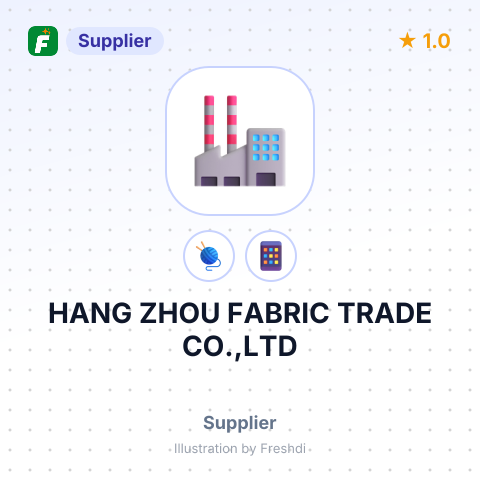 HANG ZHOU FABRIC TRADE CO.,LTD – summary card, no photo uploaded yet