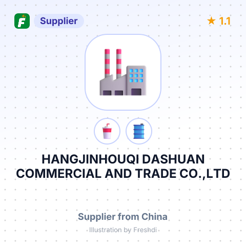 HANGJINHOUQI DASHUAN COMMERCIAL AND TRADE CO.,LTD – summary card, no photo uploaded yet