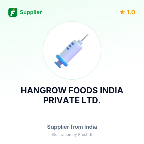 HANGROW FOODS INDIA PRIVATE LTD. – summary card, no photo uploaded yet