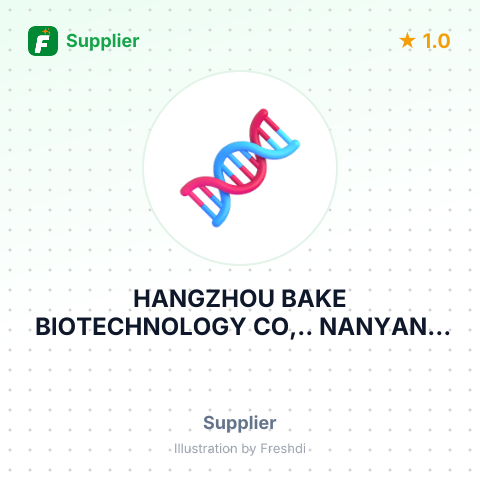 HANGZHOU BAKE BIOTECHNOLOGY CO,.. NANYANG ECONOMICS DEVELOPMENT AREA,XAOSHAN DISTRICT,HUANGZHOU CHINA.. – summary card, no photo uploaded yet