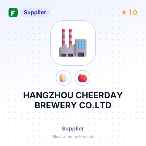 HANGZHOU CHEERDAY BREWERY CO.LTD – summary card, no photo uploaded yet