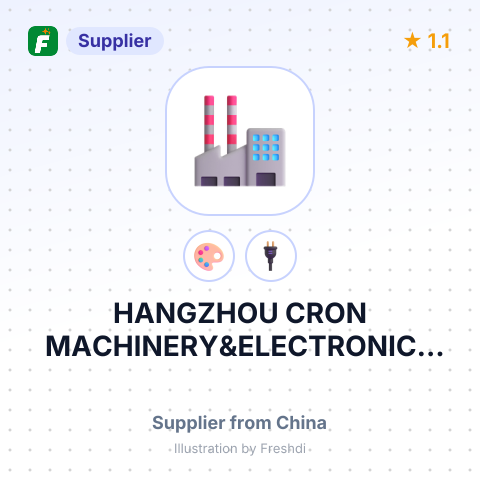HANGZHOU CRON MACHINERY&ELECTRONICS CO., LTD – summary card, no photo uploaded yet