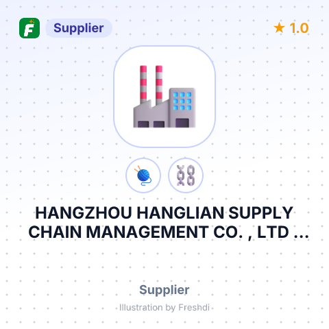 HANGZHOU HANGLIAN SUPPLY CHAIN MANAGEMENT CO. , LTD – summary card, no photo uploaded yet