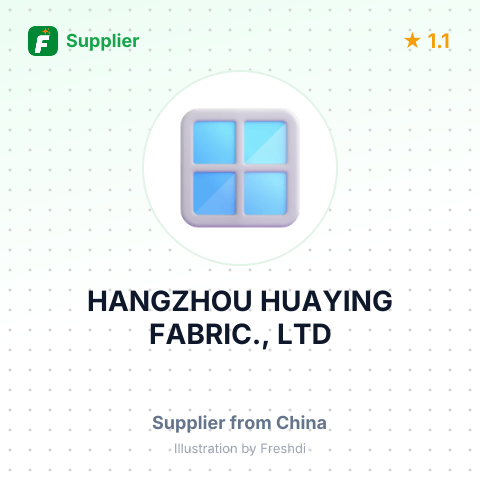 HANGZHOU HUAYING FABRIC., LTD – summary card, no photo uploaded yet