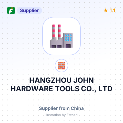 HANGZHOU JOHN HARDWARE TOOLS CO., LTD – summary card, no photo uploaded yet