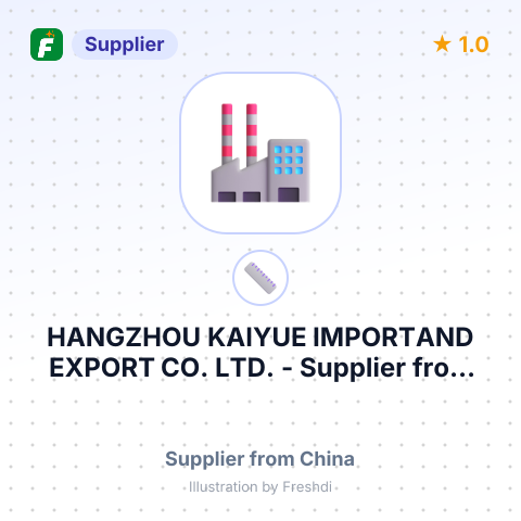 HANGZHOU KAIYUE IMPORTAND EXPORT CO. LTD. – summary card, no photo uploaded yet