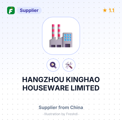 HANGZHOU KINGHAO HOUSEWARE LIMITED – summary card, no photo uploaded yet