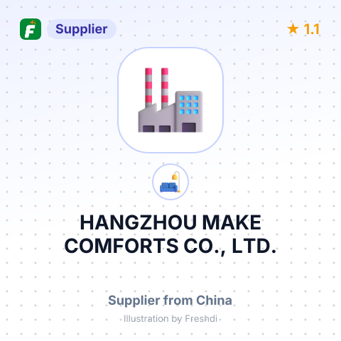 HANGZHOU MAKE COMFORTS CO., LTD. – summary card, no photo uploaded yet