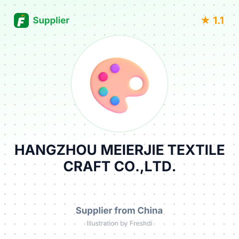 HANGZHOU MEIERJIE TEXTILE CRAFT CO.,LTD. – summary card, no photo uploaded yet