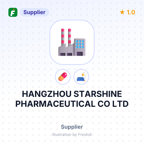 HANGZHOU STARSHINE PHARMACEUTICAL CO LTD – summary card, no photo uploaded yet
