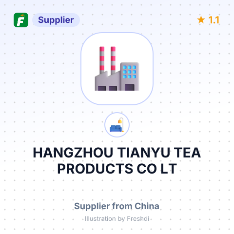 HANGZHOU TIANYU TEA PRODUCTS CO  LT – summary card, no photo uploaded yet