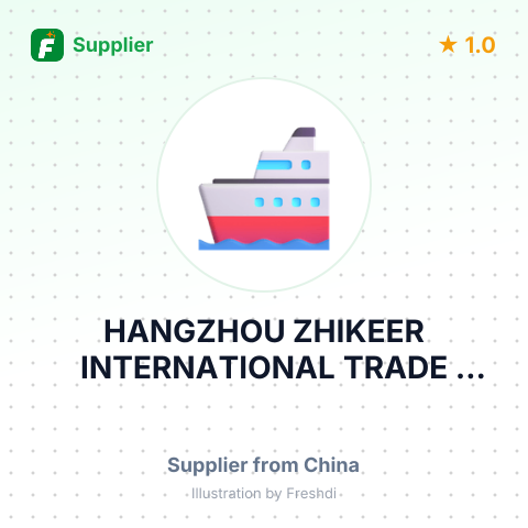 HANGZHOU ZHIKEER INTERNATIONAL TRADE CO.,LTD – summary card, no photo uploaded yet