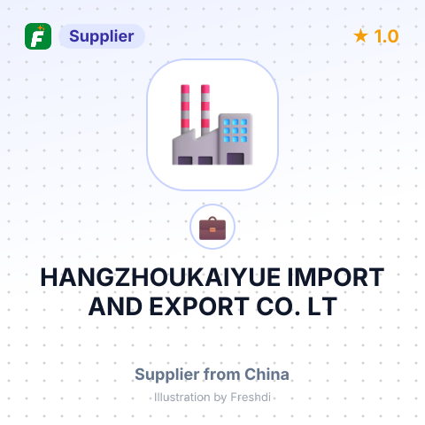 HANGZHOUKAIYUE IMPORT AND EXPORT CO., LT – summary card, no photo uploaded yet