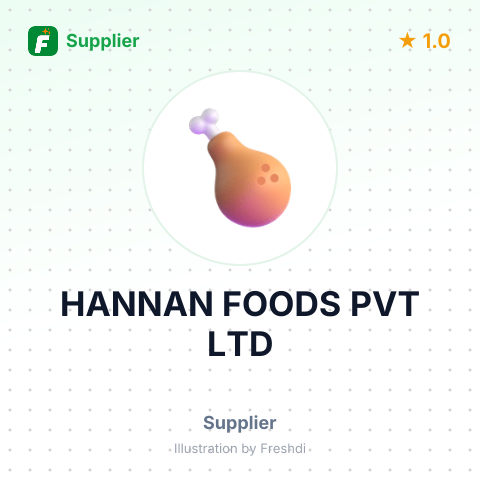 HANNAN FOODS PVT LTD – summary card, no photo uploaded yet