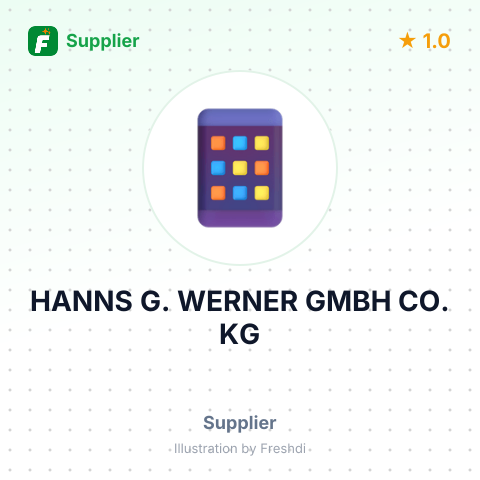 HANNS G. WERNER GMBH CO. KG – summary card, no photo uploaded yet
