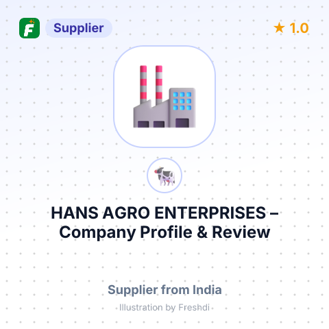 HANS AGRO ENTERPRISES – summary card, no photo uploaded yet