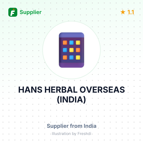 HANS HERBAL OVERSEAS (INDIA) – summary card, no photo uploaded yet
