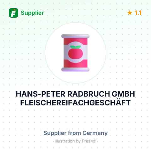 HANS-PETER RADBRUCH GMBH FLEISCHEREIFACHGESCHÄFT – summary card, no photo uploaded yet