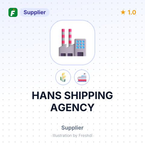 HANS SHIPPING AGENCY – summary card, no photo uploaded yet