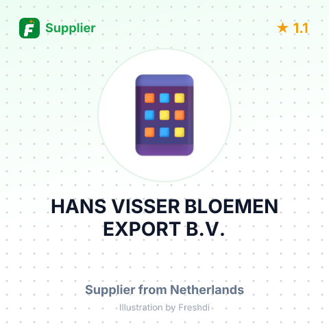 HANS VISSER BLOEMEN EXPORT B.V. – summary card, no photo uploaded yet