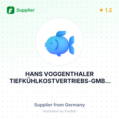 HANS VOGGENTHALER TIEFKÜHLKOSTVERTRIEBS-GMBH SEAFOOD-IMPORT – summary card, no photo uploaded yet