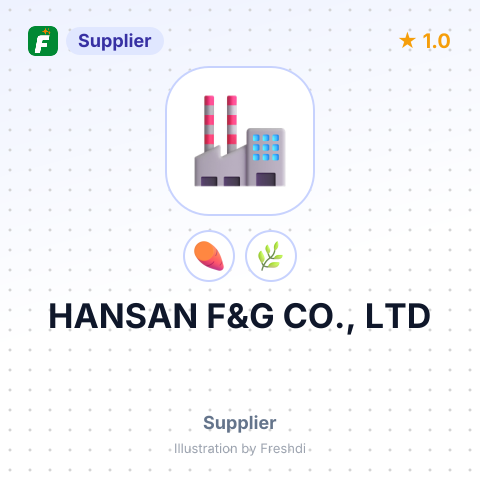 HANSAN F&G CO., LTD – summary card, no photo uploaded yet