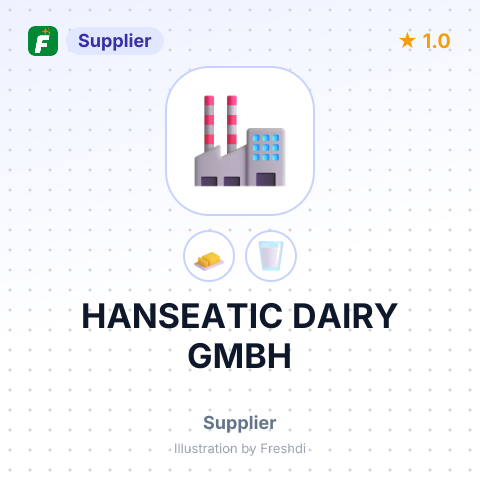 HANSEATIC DAIRY GMBH – summary card, no photo uploaded yet